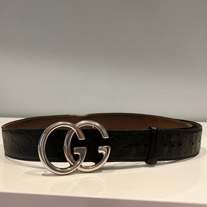 Men’s Black Gucci Belt